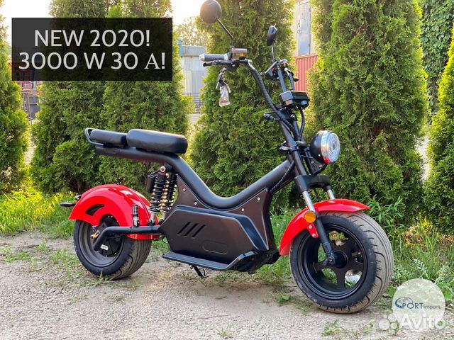 Электроскутер Citycoco 3000 W Электроскутер Citycoco 3000 W