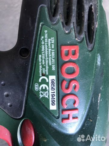 Шуруповёрт Bosch Шуруповёрт Bosch