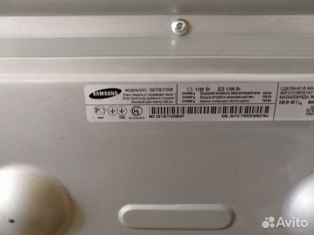 Микроволновая (свч) печь Samsung GE73ET1KR Микроволновая (свч) печь Samsung GE73ET1KR