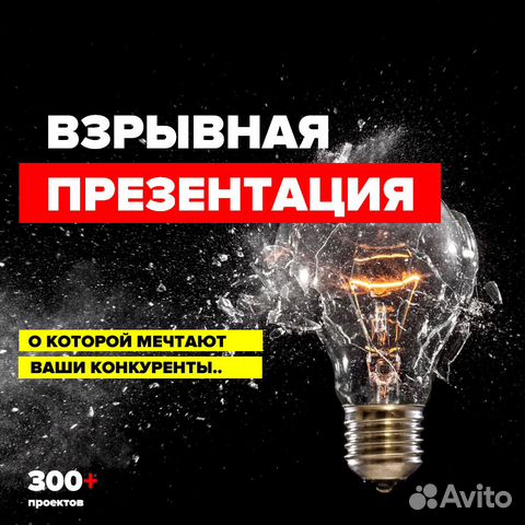 Презентация на заказ авито