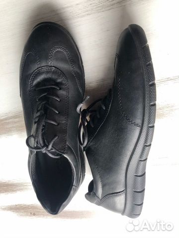 Кроссовки ecco черные 38р Кроссовки ecco черные 38р