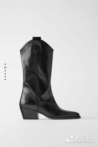 Новые сапоги Zara натуральная кожа 37 Новые сапоги Zara натуральная кожа 37