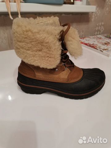Сапоги зимние Crocs 35р.Б.у