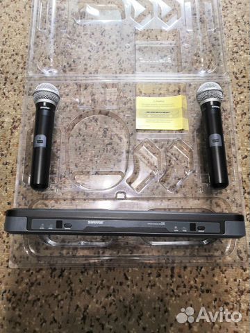 Два радиомикрофон shure 58 оригинал