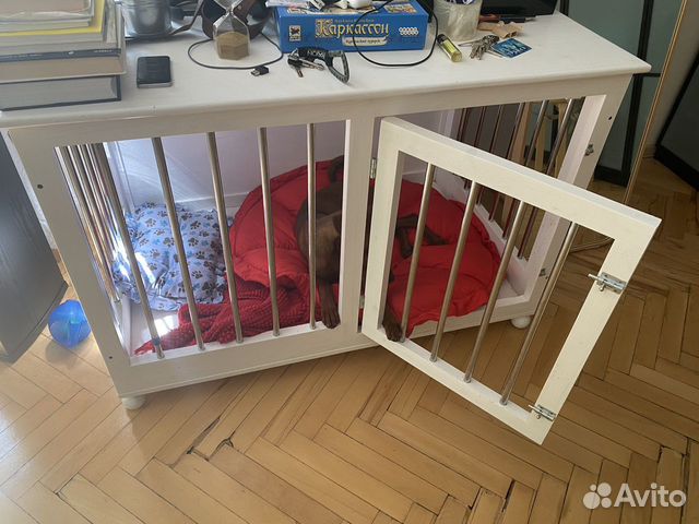 Красивая клетка для собаки Красивая клетка для собаки