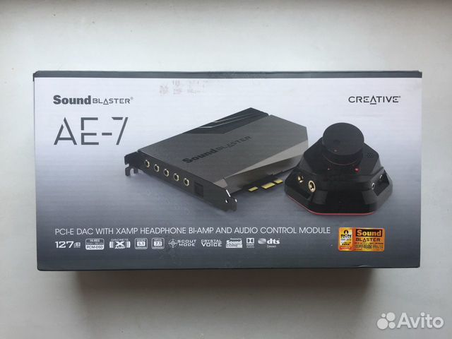 Звуковая карта creative sound blaster ae 7