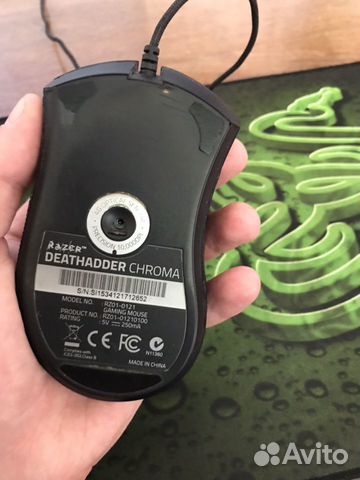 Игровая мышь razer deathadder chroma