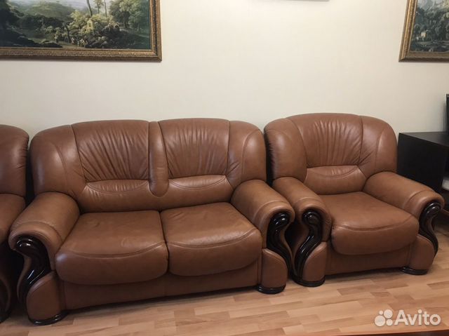 Диван и 2 кресла