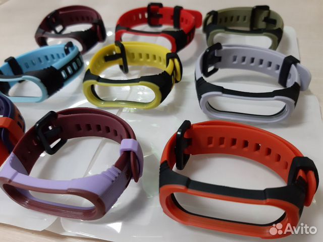 Ремешки для фитнес браслета Xiaomi Mi band 3 и 4