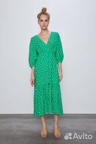 Платье Zara в горох Платье Zara в горох