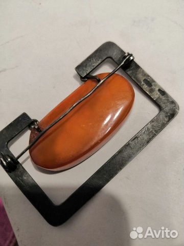 Брошь с янтарем винтаж Брошь с янтарем винтаж