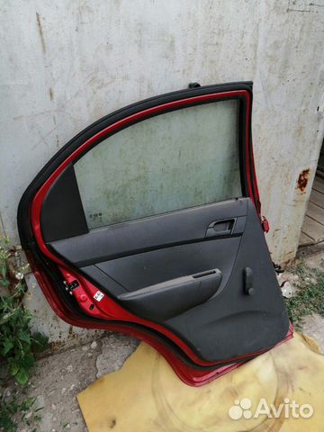 Дверь задняя левая для Chevrolet Aveo T250 в сборе
