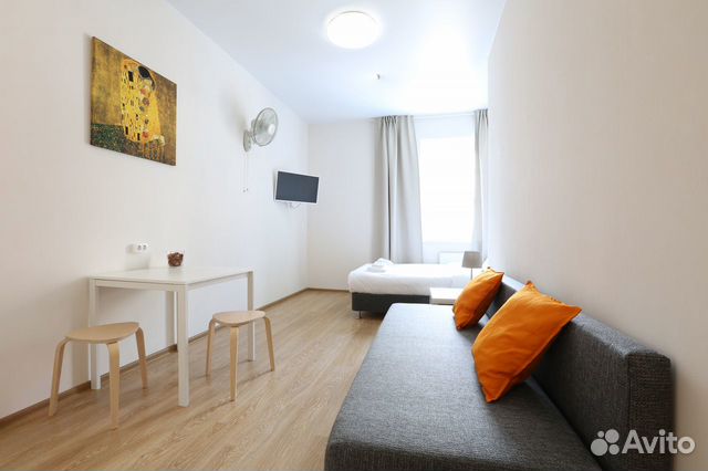 

Квартира-студия, 25 м², 2 кровати