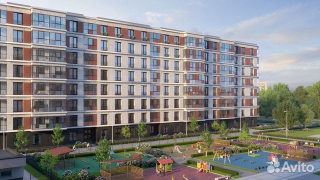 1-к квартира, 38.3 м², 6/8 эт.