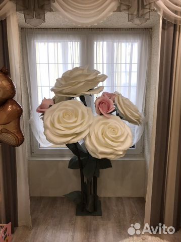 Ростовые цветы из изолона