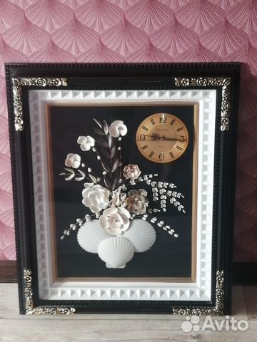 Картина с часами