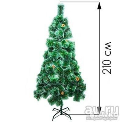 Искусственная Ёлка зеленая 210см