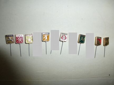 Значки гербы Мытищинская микро (игла)