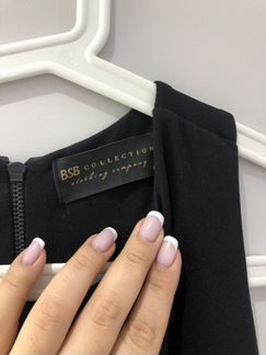 Платье чёрное базовое