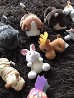 Мини-зверушки, игрушки мягкие, 15 шт