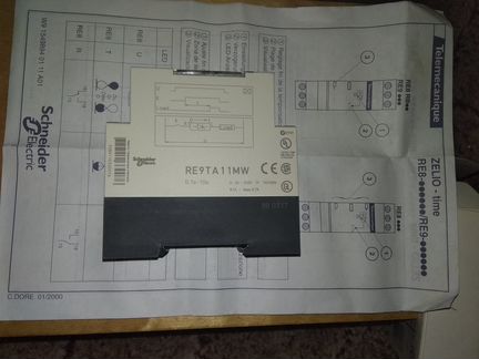 Временное реле Telemecanique RE9 TA11MW