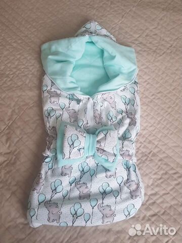 Конверт-одеяло на выписку трансформер