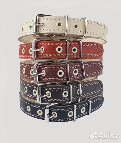 Ошейники для собак. Натуральная кожа