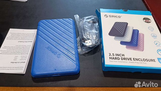 Внешний бокс для hdd/SSD 2,5 новый