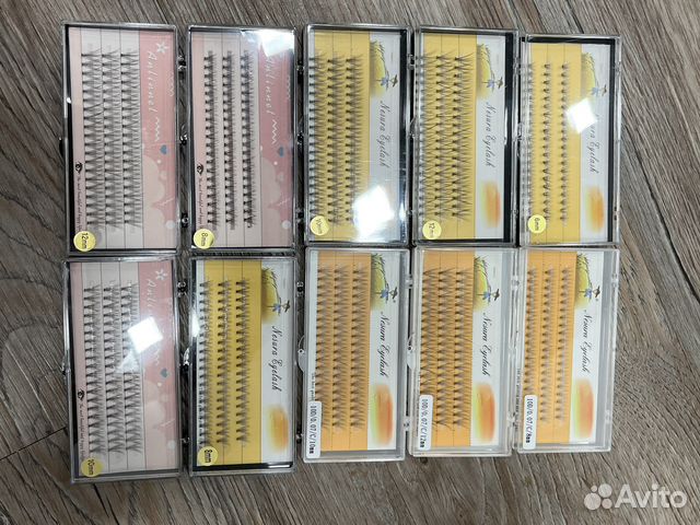 Накладные ресницы пучки