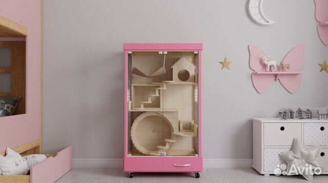 Клетка Витрина для грызунов шиншилл дегу хорька 3