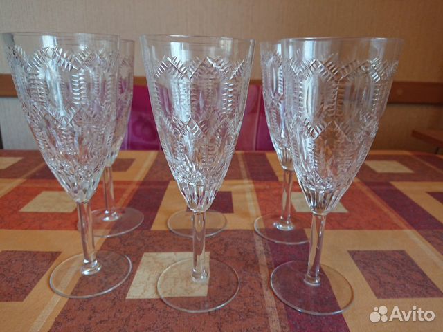 Фужеры хрустальные СССР