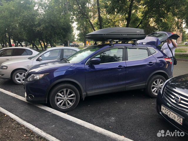 Автобокс багажник на крышу Nissan Qashqai
