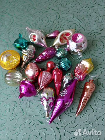 Новогодние елочные игрушки СССР