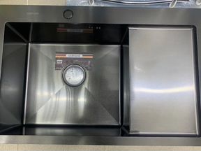 Мойка кухонная K37851B-L 780x510 левая чаша графит