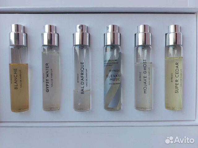 Набор парфюма Byredo, 6 разных ароматов по 12 мл