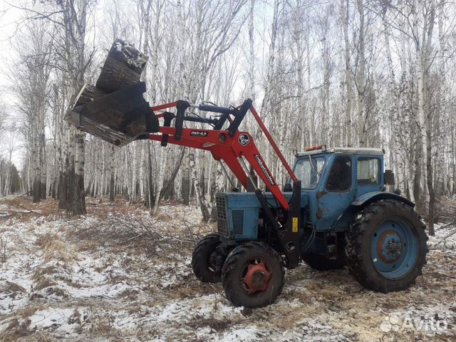 Погрузчик фронтальный пку-0.9, мтз, сибдорсельмаш