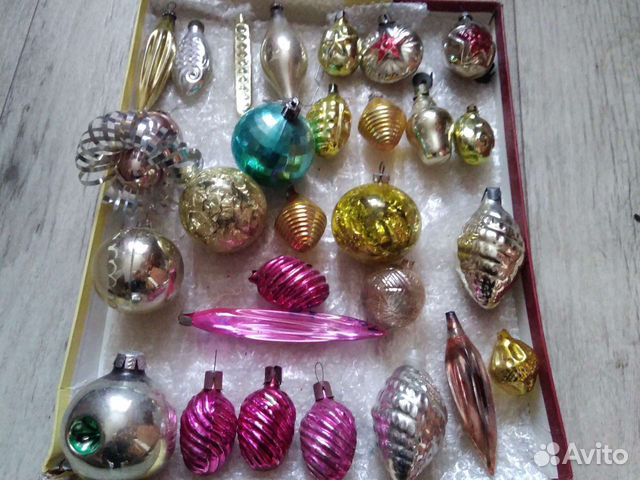 Елочные игрушки СССР