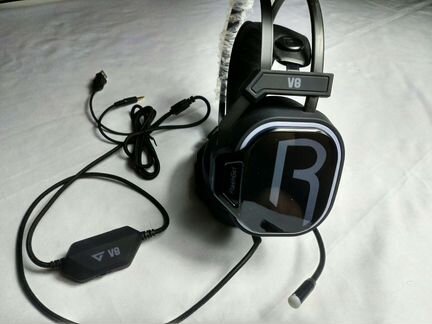 Наушники игровые, для пк, с подсветкой