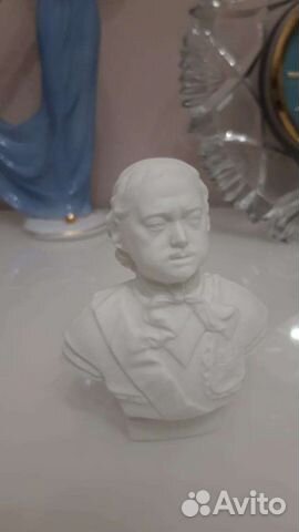 Бюст Петра I фарфор лфз