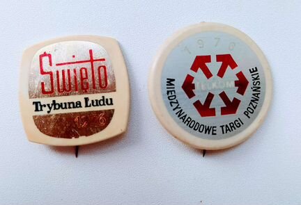 Значки Польша 1976г. Цена за оба