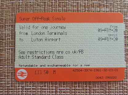 Проездной билет Лондон