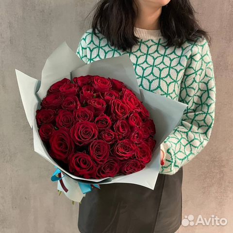 Букет из 35 красных роз