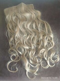 Волосы на заколках искусственные