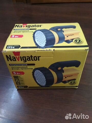 Фонарь светодиодный аккумуляторный navigator