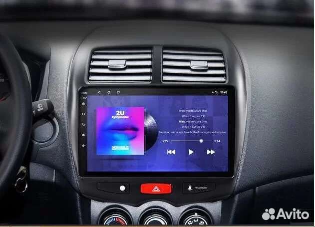 Магнитола Mitsubishi ASX, пежо 2010-16 android
