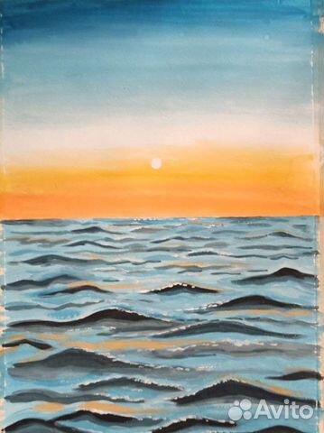 Картина гуашь 