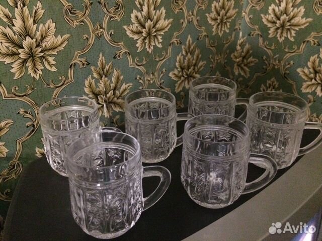 Хрустальные кружки cccр