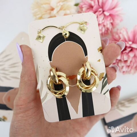 Бирки, открытки, наклейки готовые наборы