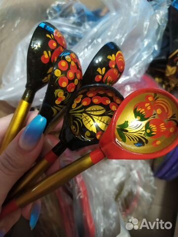 Деревянные ложки хохлома