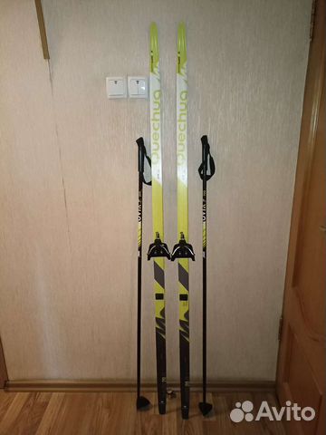 Лыжи беговые и коньки oxelo р.38-39